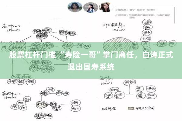 股票杠杆门槛 “寿险一哥”掌门离任，白涛正式退出国寿系统