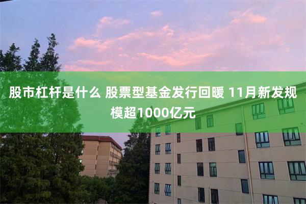 股市杠杆是什么 股票型基金发行回暖 11月新发规模超1000亿元