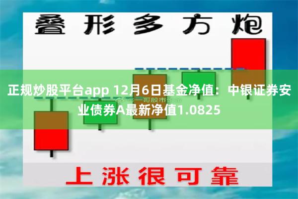 正规炒股平台app 12月6日基金净值：中银证券安业债券A最新净值1.0825