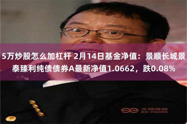 5万炒股怎么加杠杆 2月14日基金净值：景顺长城景泰臻利纯债债券A最新净值1.0662，跌0.08%